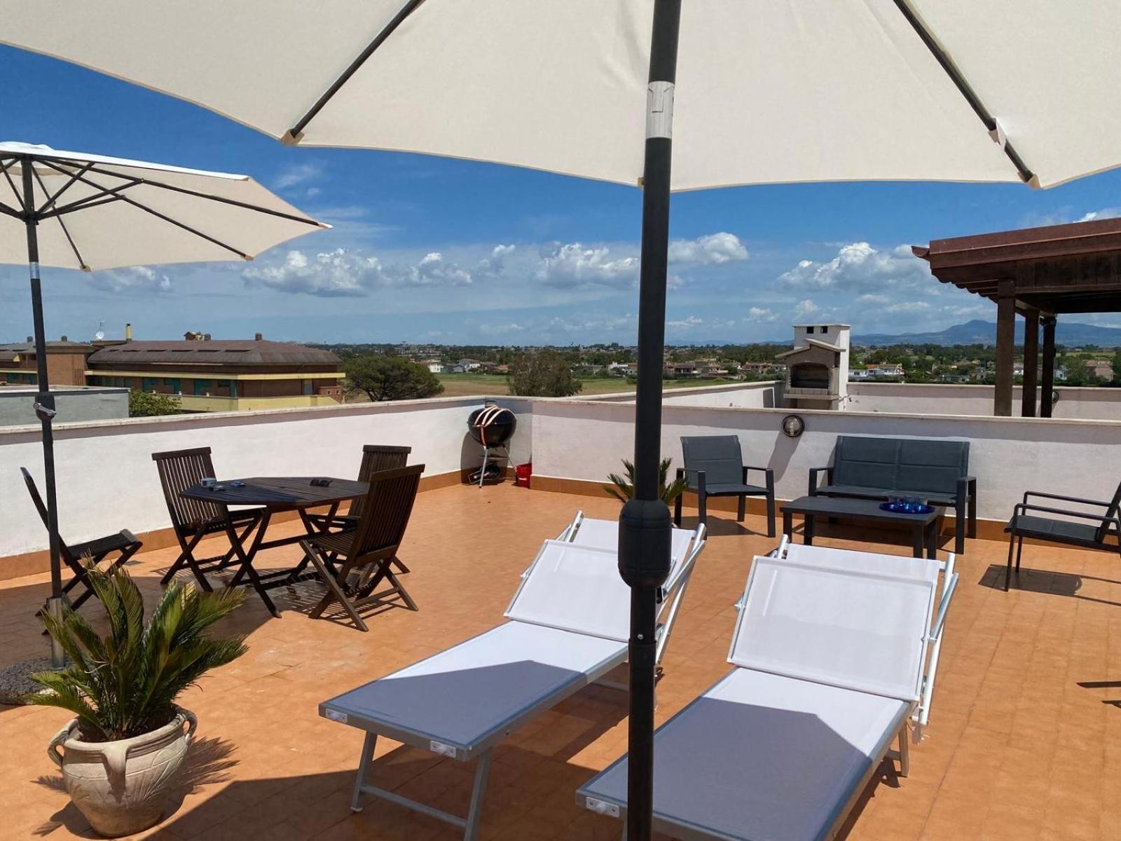 Appartamento Vista Mare A Marina Di Ardea L'Americano Extérieur photo